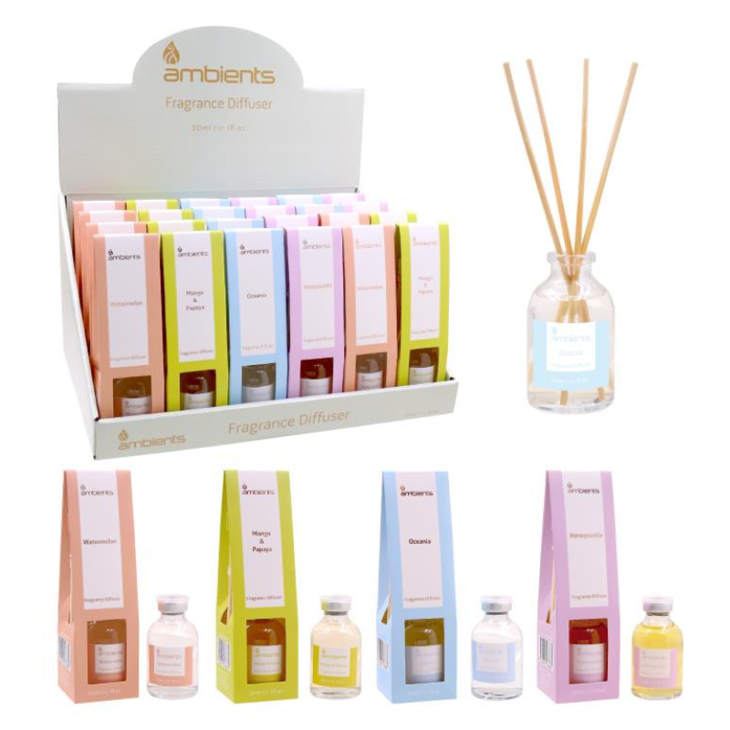 Ambients Fragrance Scented Reed Diffuser - 30ML