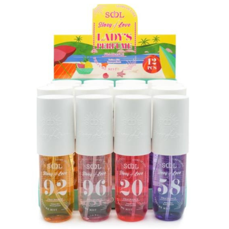 Story of Love Perfume Mist 90ML Varieties