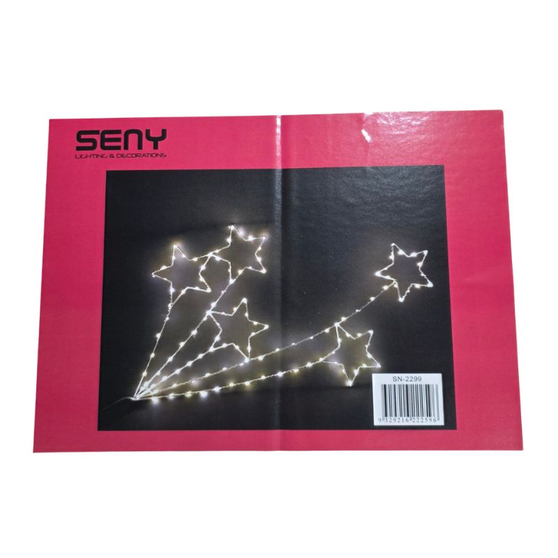 Star 63x36cm 118 LED warm white
