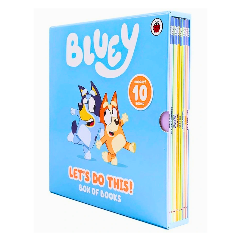 Bluey Let’s Do This! Box of Books – 10 Book Collection