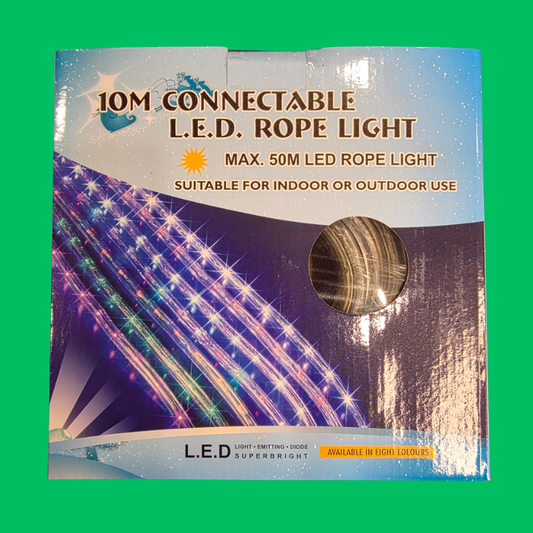 10m Connectable LED Rope Light – Indoor & Outdoor – Connect Up to 50m