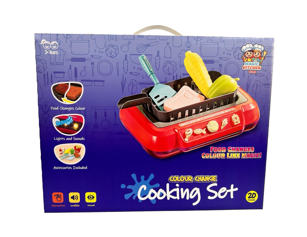Magic Kitchen Colour Change Cooking Set – 20 Piece Interactive Pretend Play Set