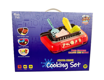 Magic Kitchen Colour Change Cooking Set – 20 Piece Interactive Pretend Play Set