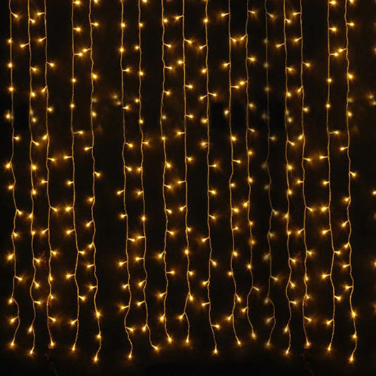 360 LED Warm White Curtain Lights 5m x 2.5m | Indoor & Outdoor Fairy Lights