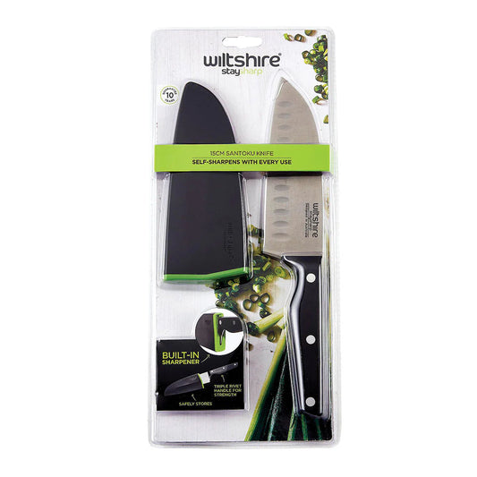 Wiltshire Staysharp Triple Rivet Santoku Knife 15cm
