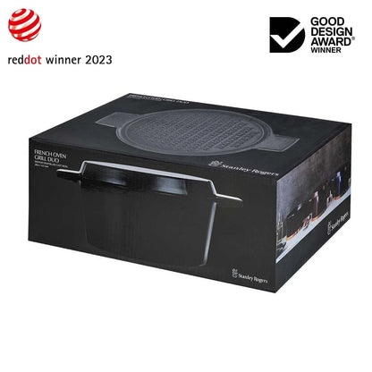 Stanley Rogers French Oven Grill Duo 28cm / 6.5L – Onyx or Bordeaux