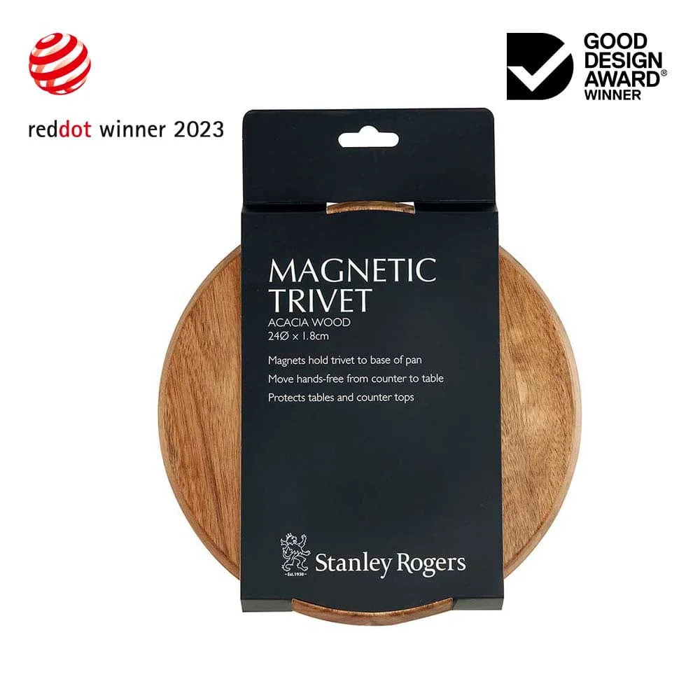Stanley Rogers Magnetic Trivet – Acacia Wood 24cm