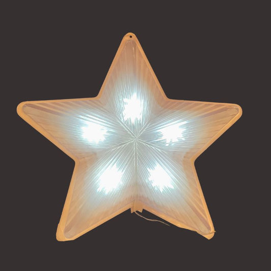 45cm 3D LED Star Light – White – Indoor & Outdoor