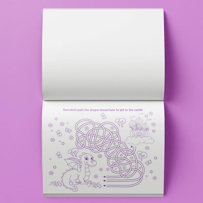 Dragon Kingdom Colouring Set with Lap Desk