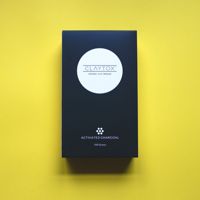 Claytox Activated Charcoal Face Mask