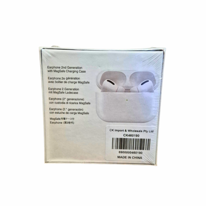 Wireless Bluetooth Earbuds with Charging Case – White | In-Ear Earphones