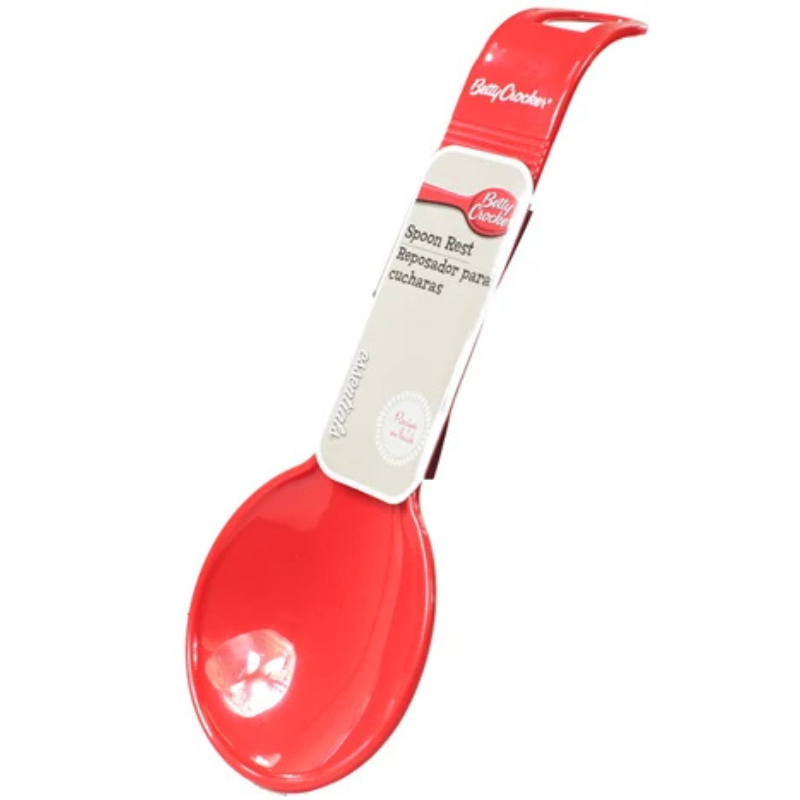 Betty Crocker Spoon Rest | Red Kitchen Utensil Rest