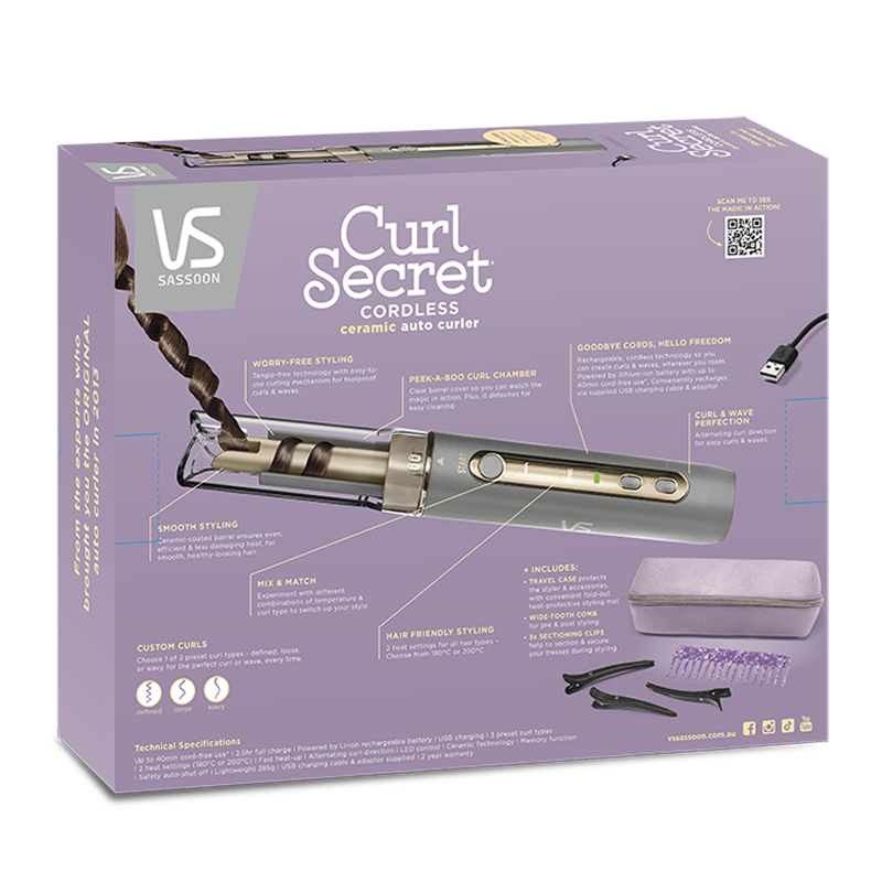 VS Sassoon Curl Secret - Cordless