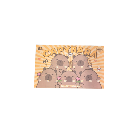 Capybara Advent Calendar – 24 Piece Christmas Countdown