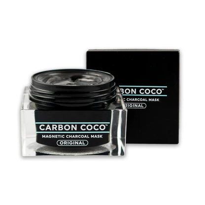 Carbon Coco Original Magnetic Charcoal Face Mask Kit | Deep Cleansing Magnetic Mask with Applicator & Magnetic Remover