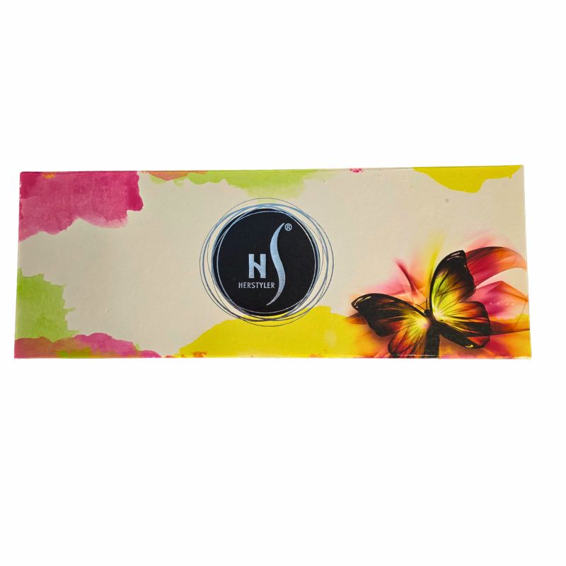 HerStyler 1" Tourmaline Hair Straightener | Professional Ceramic Flat Iron | Black