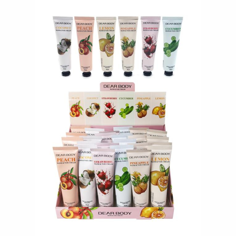 Dear Body Hand & Nail Cream – 30ml | Assorted Fruity Fragrances