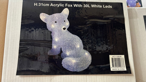 Acrylic Fox Light Up