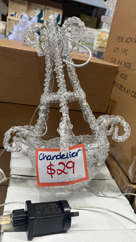 Acrylic Chandelier Light Up