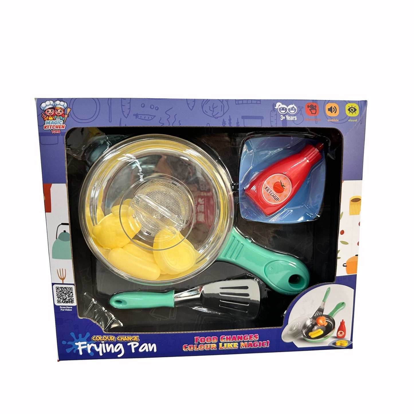 Magic Kitchen Colour Change Frying Pan Play Set