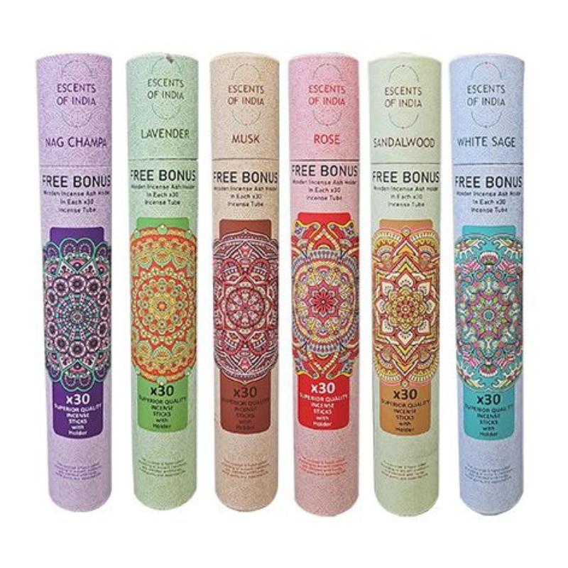 Escents Of India Mandala Incense Tubes