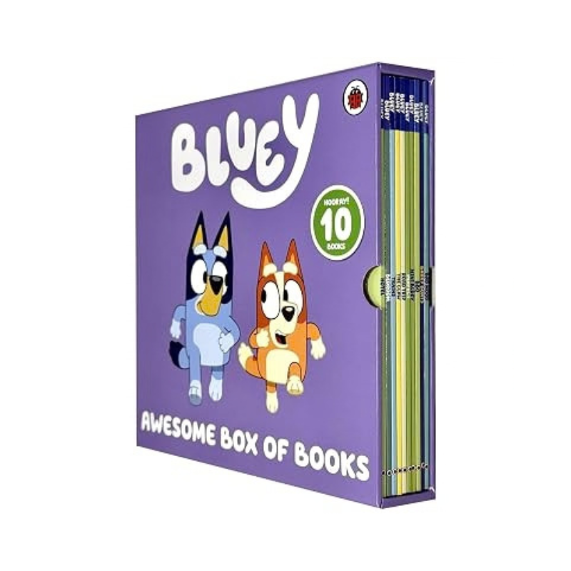Bluey Awesome Box of Books – 10 Book Collection