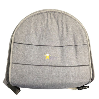 Quirky Bubba Portable Baby Bassinet Backpack | Foldable Travel Cot with Toy Arch | Grey