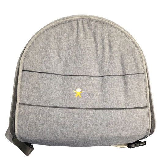 Quirky Bubba Portable Baby Bassinet Backpack | Foldable Travel Cot with Toy Arch | Grey