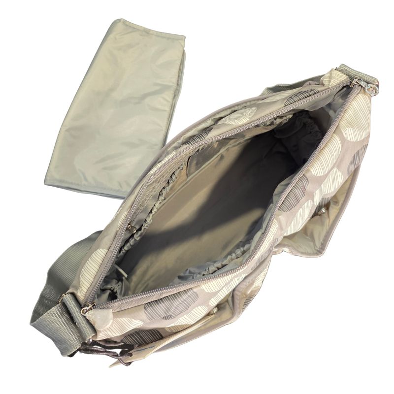 SureBags Multi-Pocket Baby Nappy Bag | Large Changing Bag with Change Mat | Grey Dot