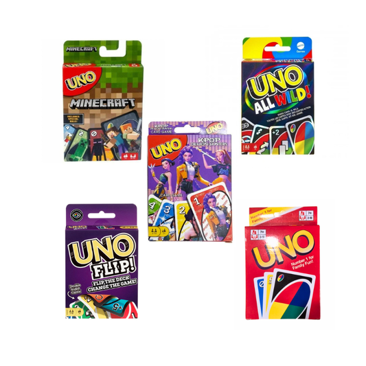 UNO Card Games | Assorted Styles – Classic, All Wild!, Flip! & K-Pop Demon Hunters