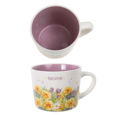 Wiltshire 'Breathe' Printed Mug 400ml