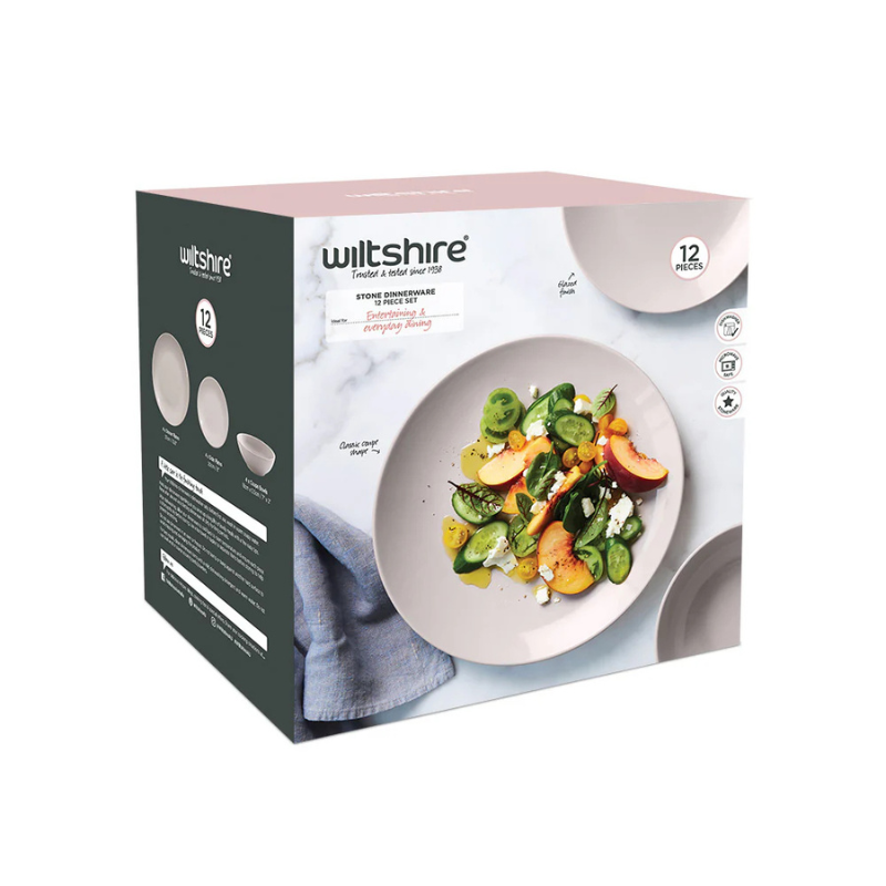 Wiltshire Stone Dinnerware 12 Piece Set