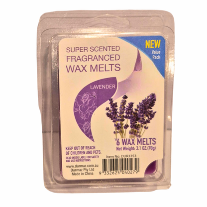 Ambients Super Scented Fragranced Wax Melts – 6 Pack | Assorted Fragrances