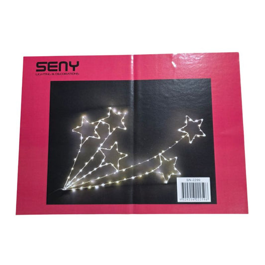Star 63x36cm 118 LED warm white
