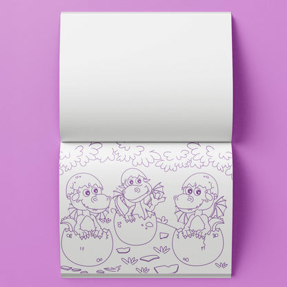 Dragon Kingdom Colouring Set with Lap Desk