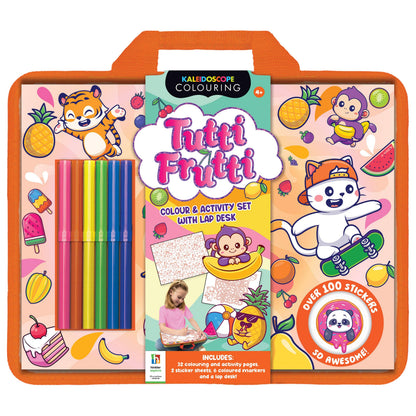 Tutti Frutti Colouring Set with Lap Desk