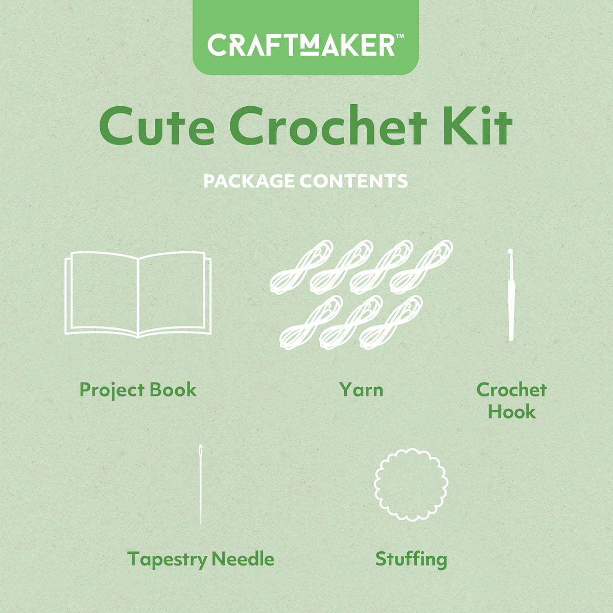 Craft Maker Cute Crochet Kit