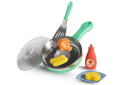 Magic Kitchen Colour Change Frying Pan Play Set
