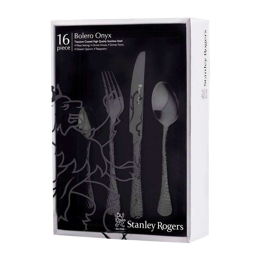Stanley Rogers 16 piece Bolero Cutlery Set - Onyx
