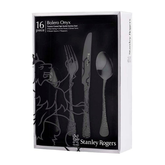 Stanley Rogers 16 piece Bolero Cutlery Set - Onyx