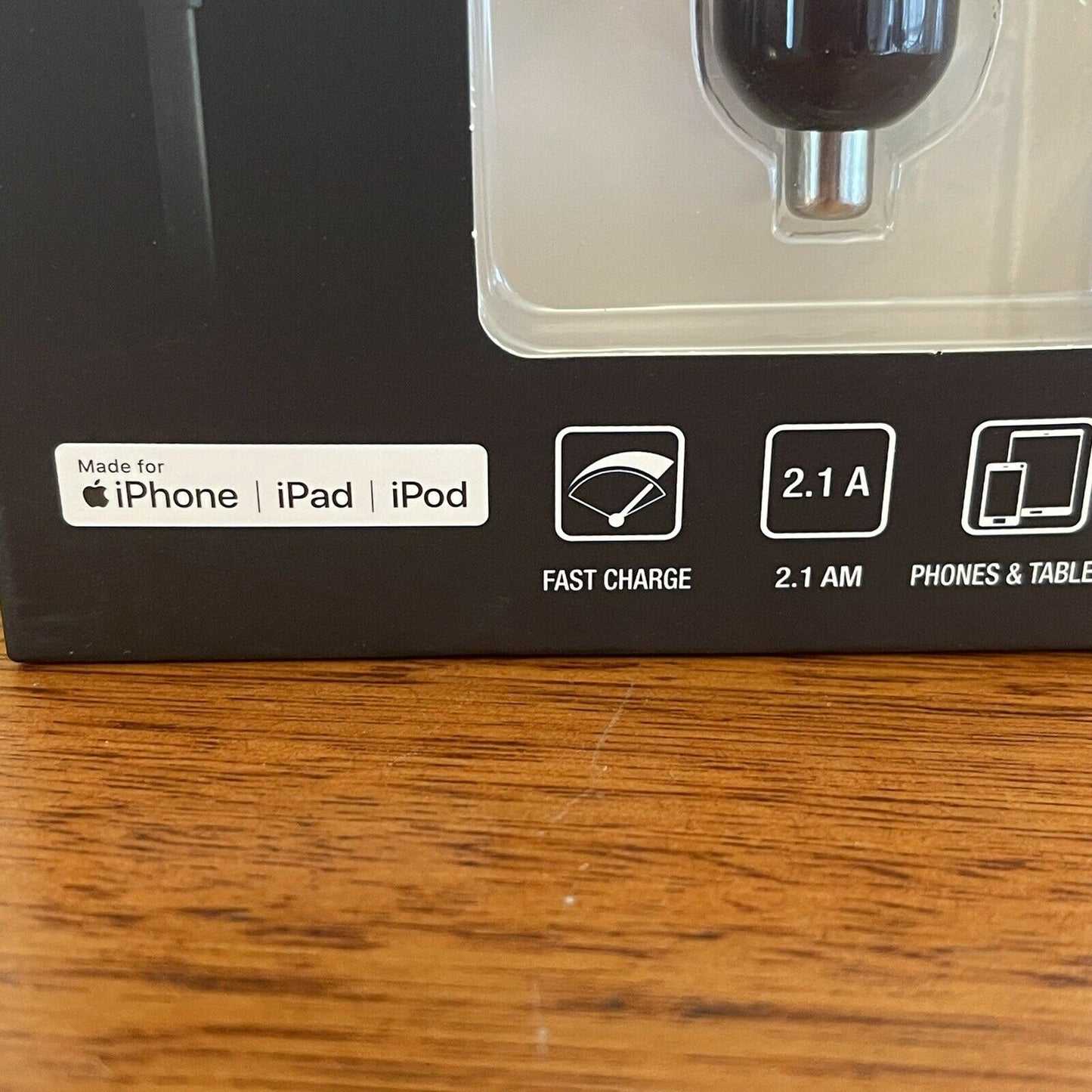 Onyx Dual USB Car Charger & iPhone Cable Cigarette Plug In USB Charger